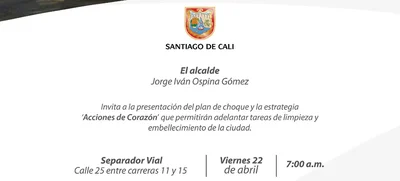 Este viernes se lanzará un plan de choque para limpiar y embellecer la ciudad