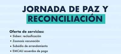 Este sábado 30 de abril, Tercera Jornada de Paz y Reconciliación