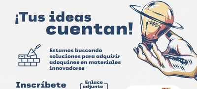 Mañana 27 de mayo, cierra convocatoria para adquirir adoquines en materiales innovadores
