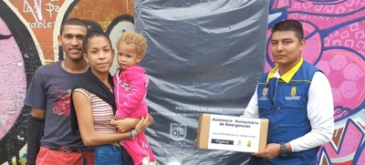 Seis familias afectadas por incendio estructural recibieron ayuda humanitaria