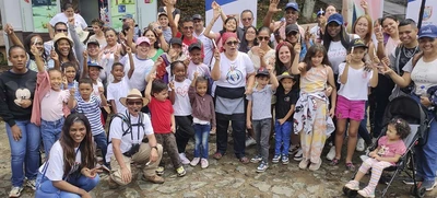 Macetas, Alfeñique y Caminatas, actividades en las que los niños fueron protagonistas en Camina San Antonio