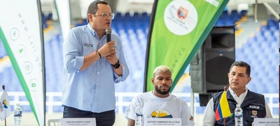 Embajador del Mundial Sub 20 de Atletismo encabezó entrega de las medallas en el Pascual Guerrero