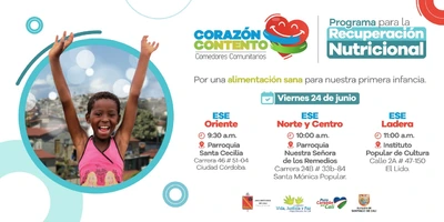 Se entregan mercados para la recuperación nutricional de los niños