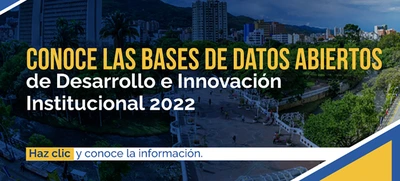 Datos abiertos actualizados de Desarrollo e Innovación Institucional