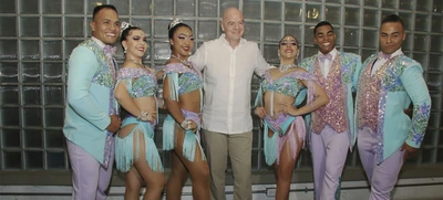 Con salsa y buen fútbol, Cali recibió al presidente de la FIFA