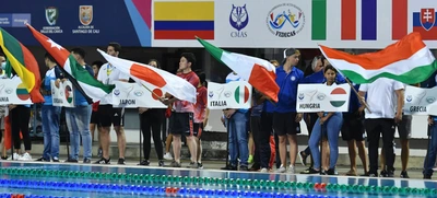 Sobria inauguración: Todo listo para inicio del Mundial de Natación con Aletas