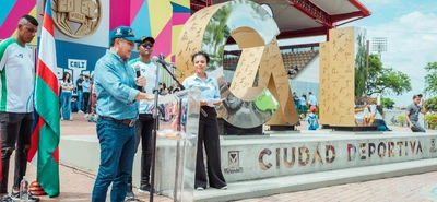 Secretaría del Deporte inauguró placa conmemorativa del Kilómetro Cero del Deporte Mundial