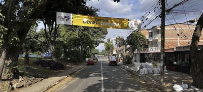 Así lucen las vías de Calima con la intervención de ‘Obras de Corazón’
