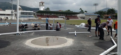 El estadio ‘Pedro Grajales’ toma pista para acoger al atletismo mundial