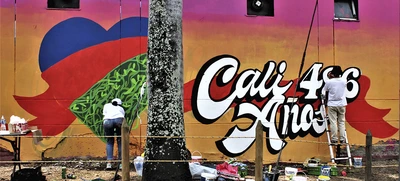 Con arte urbano, Cali sigue celebrando su cumpleaños 486