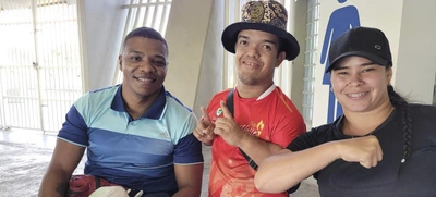 El campeón nacional de bala vive el Mundial de Atletismo, desde la tribuna