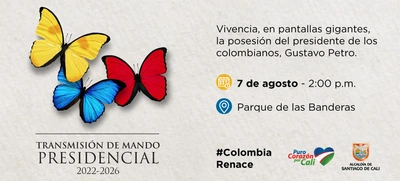 La transmisión del mando presidencial 2022, en pantalla gigante