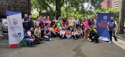 34 periodistas nacionales e internacionales disfrutaron un recorrido apreciando la naturaleza de Cali