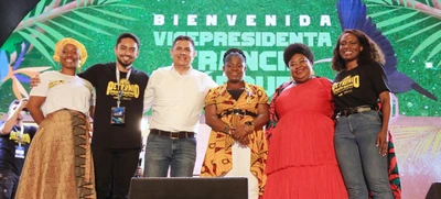 La Alcaldía de Cali y el gremio de artistas del Pacífico homenajearon a Francia Márquez