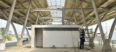 Terminal Aguablanca del MIO, en la recta final de construcción