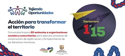 Participa en la convocatoria de incentivos comunitarios en los territorios TIO