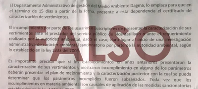 Alerta de suplantación de funcionaria