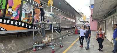 Con arte urbano se promueve la cultura ciudadana en estaciones del MIO