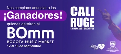 ‘Cali Ruge’ ya tiene ganadores en el ‘Bogotá Music Market’