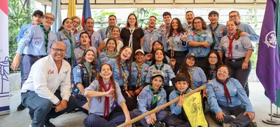 Secretaria de Turismo recibió pañoleta honorífica de los Scouts de Colombia