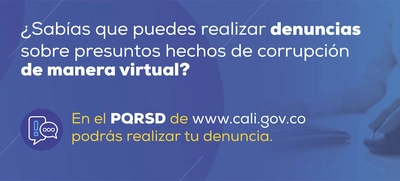 ¿Sabías que puedes realizar denuncias sobre presuntos hechos de corrupción de manera virtual?