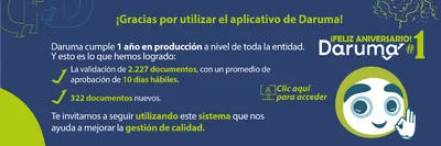 El aplicativo Daruma cumple un año desde su lanzamiento