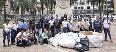 La Plaza de Cayzedo uno de los principales atractivos turísticos de Cali, protagonista en la segunda jornada de limpieza ‘La Vamo’ a Limpiá’