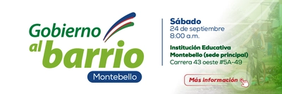‘Gobierno al barrio’ se traslada al corregimiento de Montebello