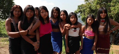 Una mañana con los estudiantes de la comunidad Wounnan que habita en Cali