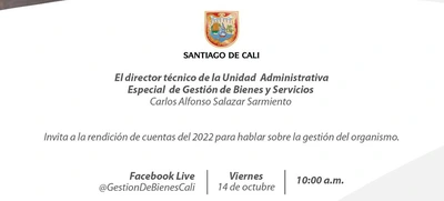 El 14 de octubre Bienes y Servicios tendrá una nueva rendición de cuentas