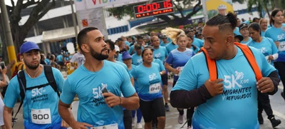 Más de 900 personas corrieron los 5 k en la Jornada Mundial del Migrante 2022