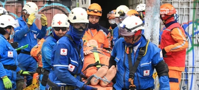 En Simulacro Municipal, organismos de socorro realizaron búsqueda y rescate de tres personas