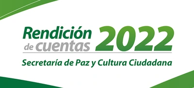 Paz y Cultura Ciudadana tendrá su Segunda Jornada de Rendición de Cuentas