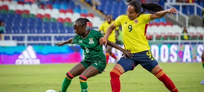 Colombia venció a Zambia en fútbol femenino en Cali Ciudad Deportiva