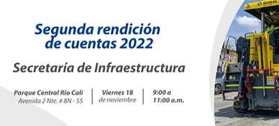 Este viernes 18 de noviembre, Infraestructura rendirá cuentas sobre la vigencia 2022