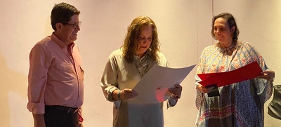 Alejandra Borrero fue homenajeada en el XV Festival Audiovisual Diálogo en Femenino