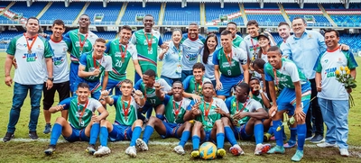 Cali también celebró el oro en el fútbol masculino de los Juegos Departamentales
