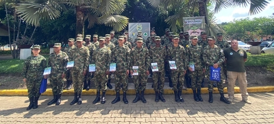 Dagma capacitó a jóvenes soldados y están listos para defender los ecosistemas