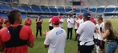 Selección Colombia Sub 20 de fútbol regresó a Cali para alistar primera fase del Suramericano