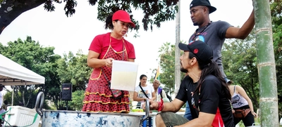 Feria artística y gastronómica, espacio de colaboración ciudadana para la paz