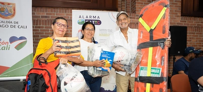 29 grupos de apoyo comunitario del Sistema de Alertas Tempranas Inteligentes y Comunitarias- SATIC ya están equipados