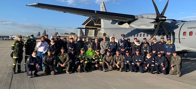 Bomberos de Cali viajan a Chile para solidarizarse con las brigadas que combaten incendios forestales