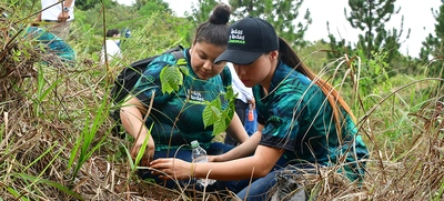 Con la siembra de 2576 árboles avanza El Bosque de los Estudiantes