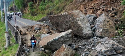 Infraestructura Distrital acompaña emergencia en el corredor vial a Buenaventura