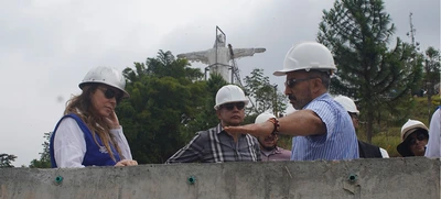 Tramo 5 de Cristo Rey ya cuenta con el 100% de los muros de contención