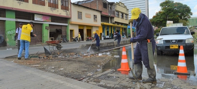 EDRU sigue interviniendo puntos crónicos de basuras en el centro de Cali