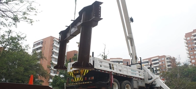 Estructura metálica del Proyecto Integral Cristo Rey ya está siendo instalada en el tramo 2