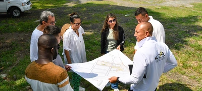 Consorcio constructor del Parque Tecnológico de Innovación San Fernando visitó el predio