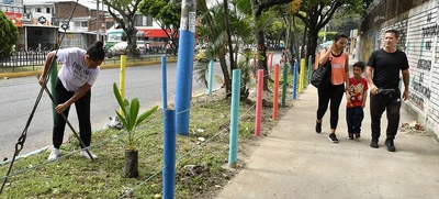 150 metros cuadrados de zona verde se recuperaron en el barrio El Jardín