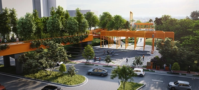 Puente vivo del Proyecto Integral Cristo Rey: una solución a la movilidad peatonal del sector